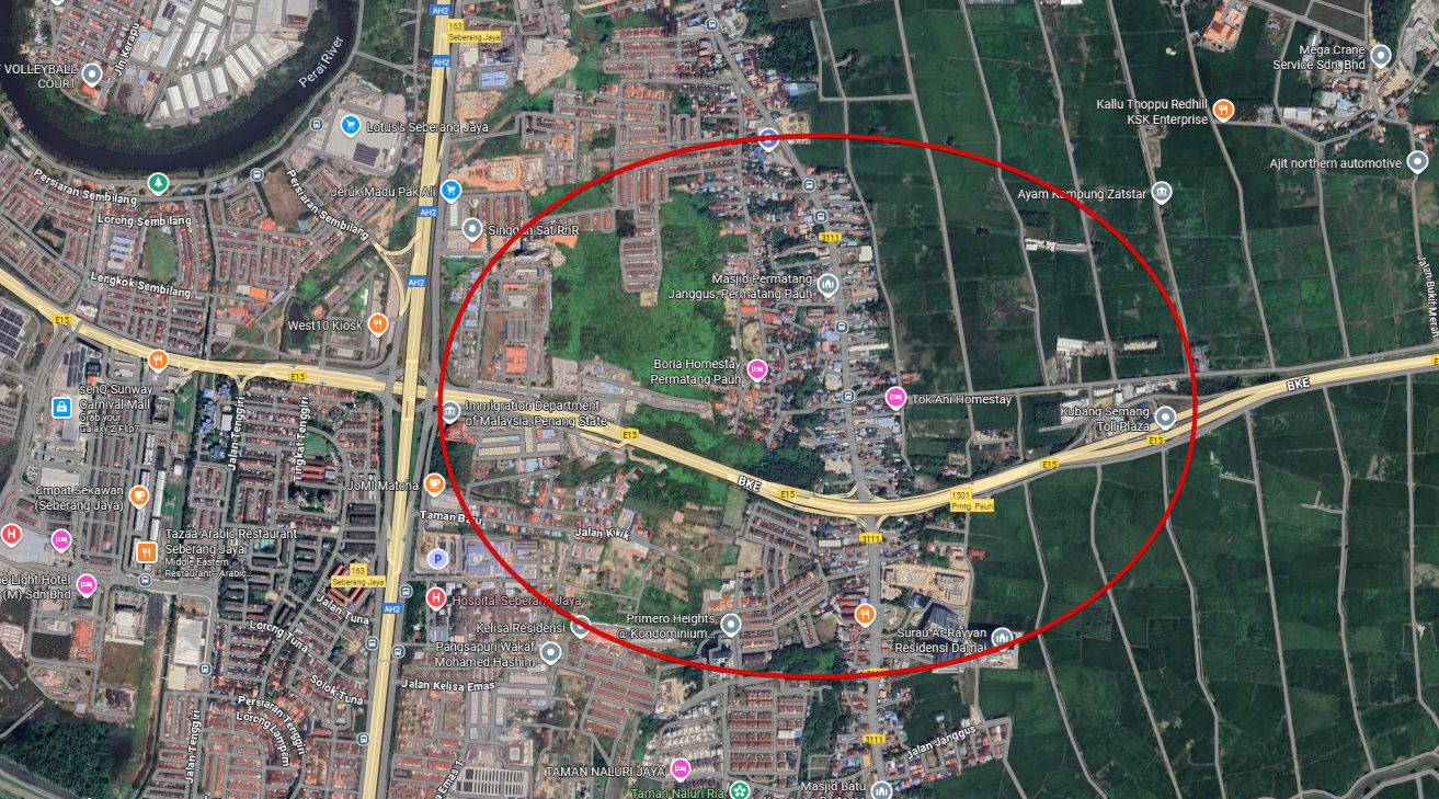 1.3 Acres 1st Grade Tanah Darat Sesuai untuk Wokshop / Store @ Jalan Permatang Pauh image