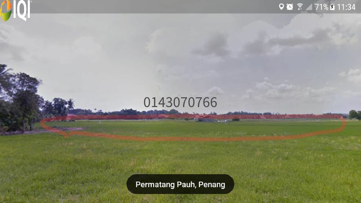 1.8 Acres Agriculture Zoning Tanjung Putus, Sungai Dua, Penang @  RM 40/sqft image