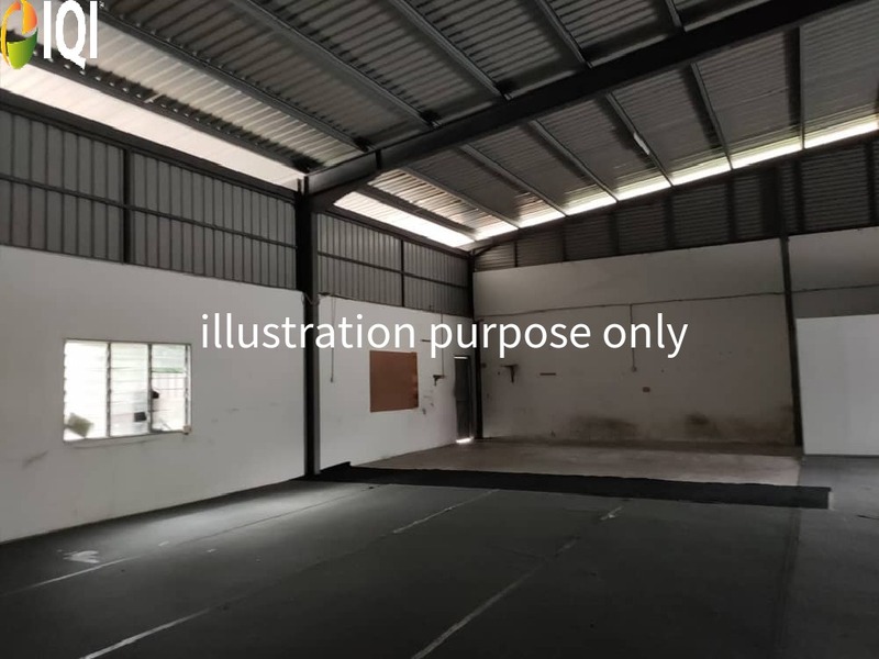 Kg Baru Sg Buloh warehouse facing main road for rent near LPD LATAR PLUS DUKE DASH
