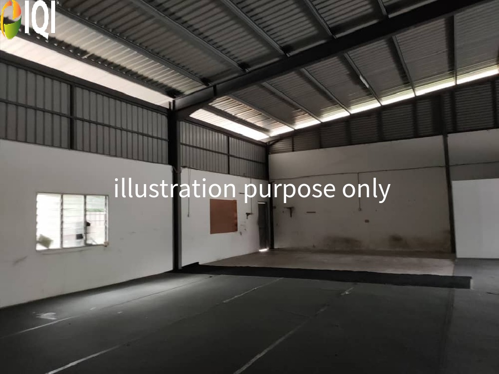 Kg Baru Sg Buloh warehouse facing main road for rent near LPD LATAR PLUS DUKE DASH image