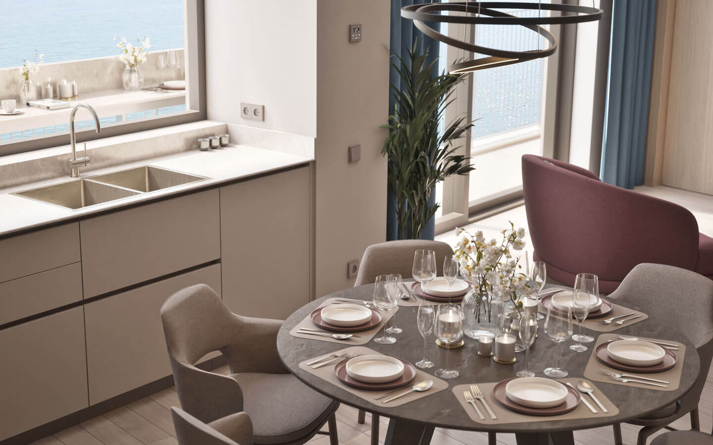 One-bedroom apartments in Melia Private Residences image