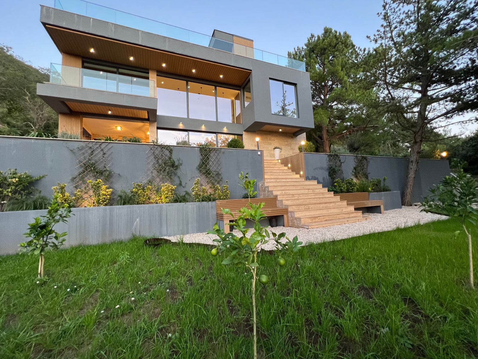 Modern Four-Bedroom Family Villa with Rooftop Pool and Panoramic Sea Views image