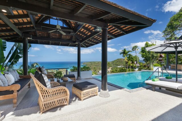 Luxury Sea-View Pool Villa | Surin Beach, Phuket image