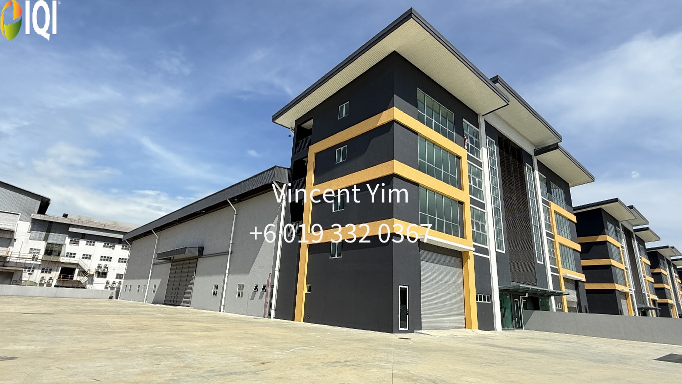 Brand New 3-Storey Semi-Detached Corner Factory with Large Land | ETP Meru Industrial Park, Klang image
