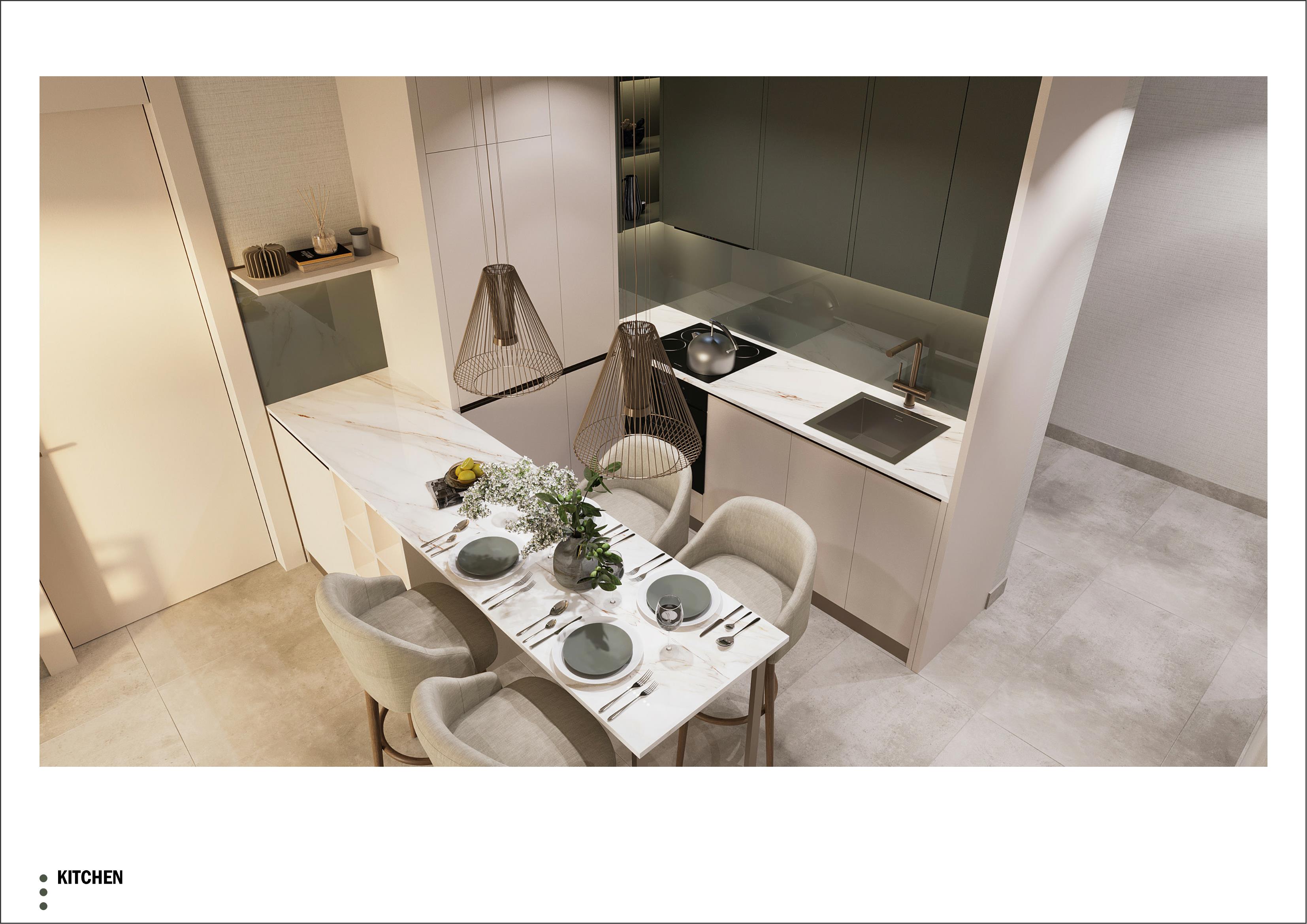 First-line two-bedroom apartments in the Marin Bay complex image