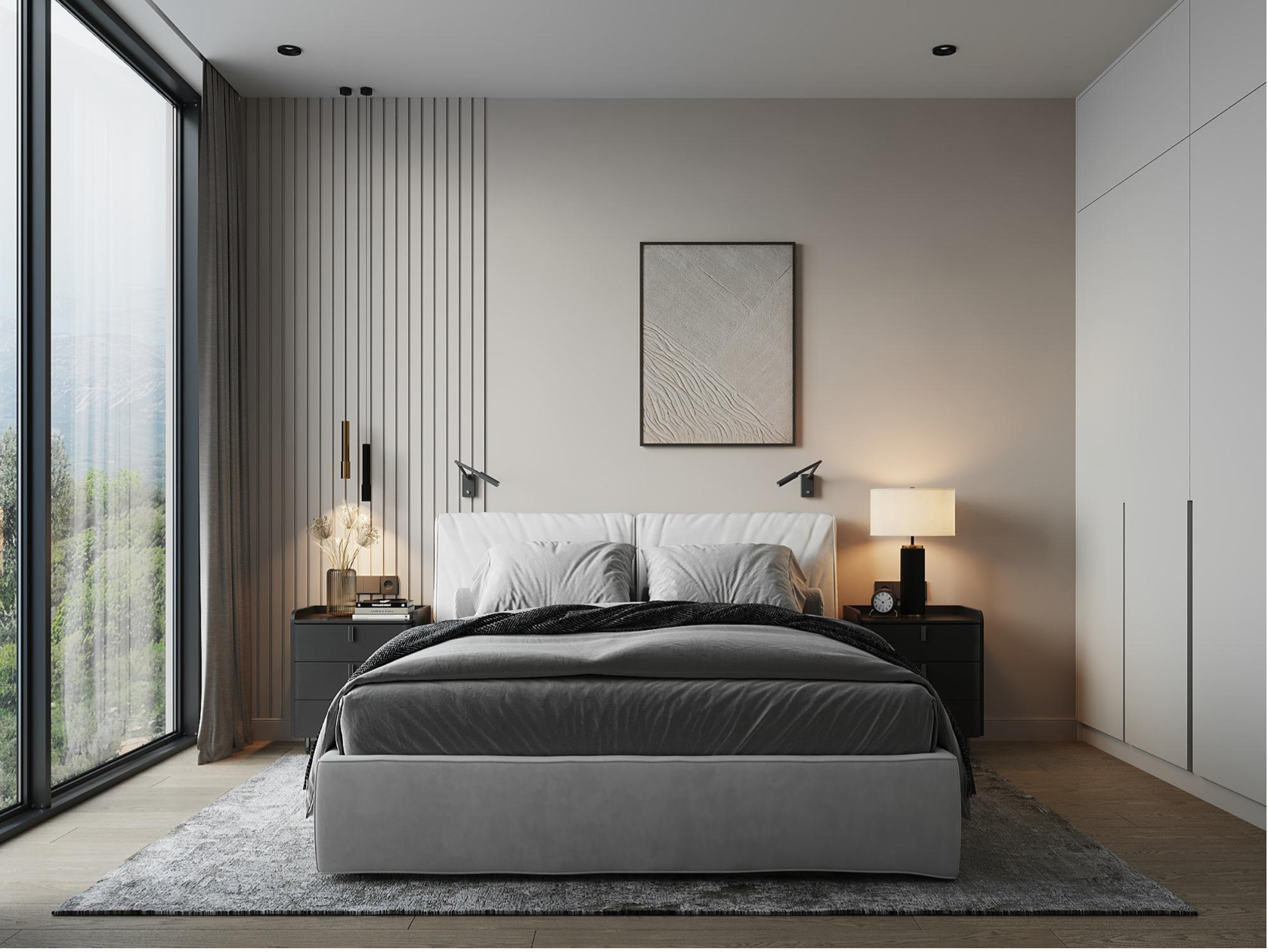 Modern One-Bedroom Loft Apartment in The Cube Premium Complex image