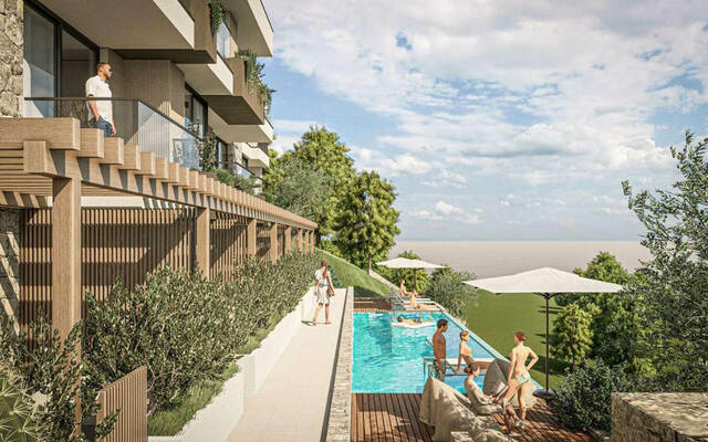 Two-bedroom apartment in the Aren Village residence buildings, Budva image