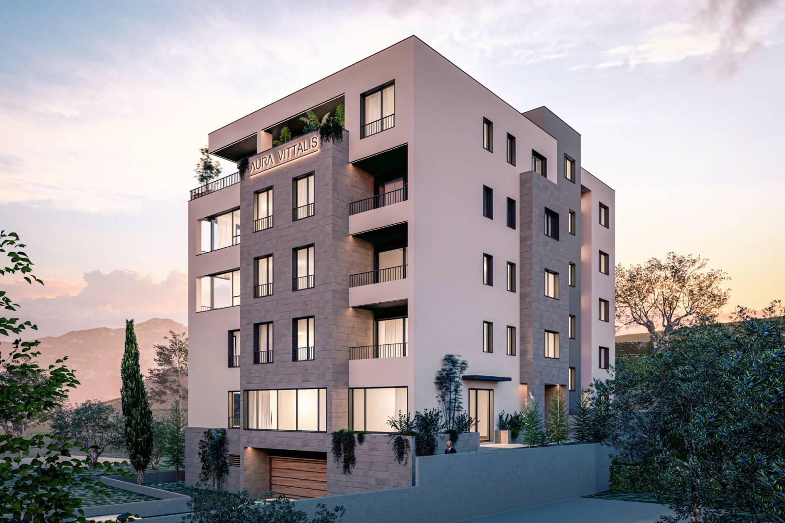 Three-bedroom apartment in AURA BUDVA building image