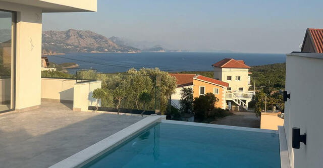 Modern 3-Bedroom Villa with Pool and Panoramic Sea View photo