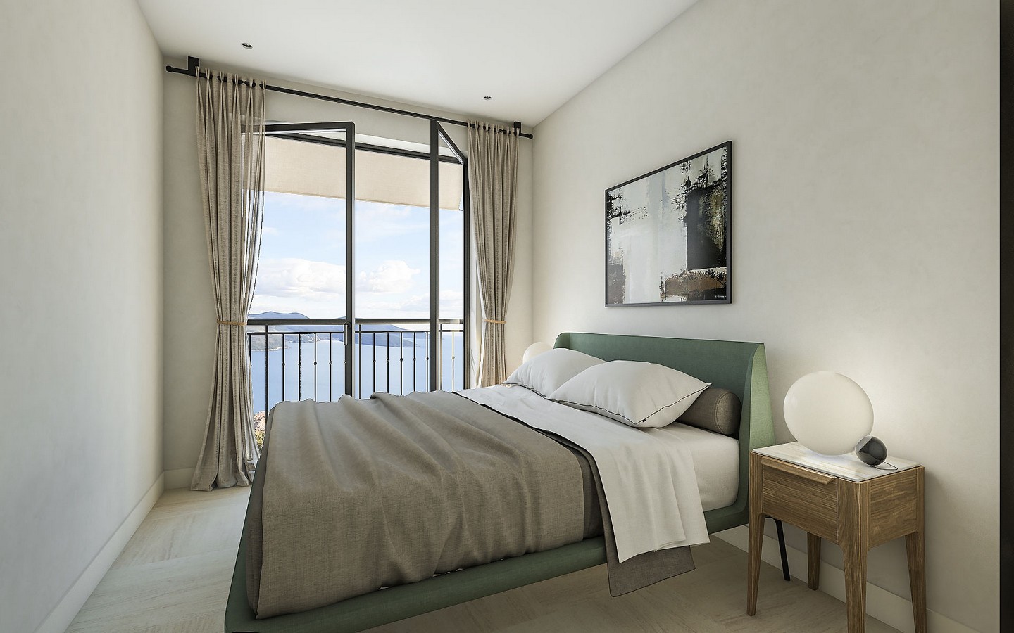 One-bedroom apartments for sale near golf course – Lustica Bay Peaks image
