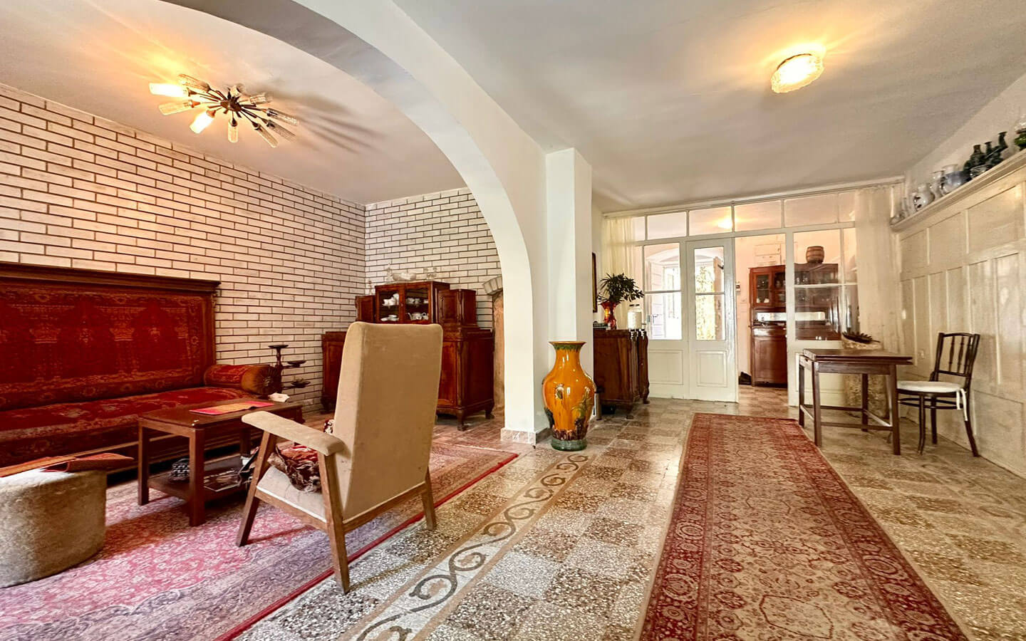 First-line stone villa for sale image