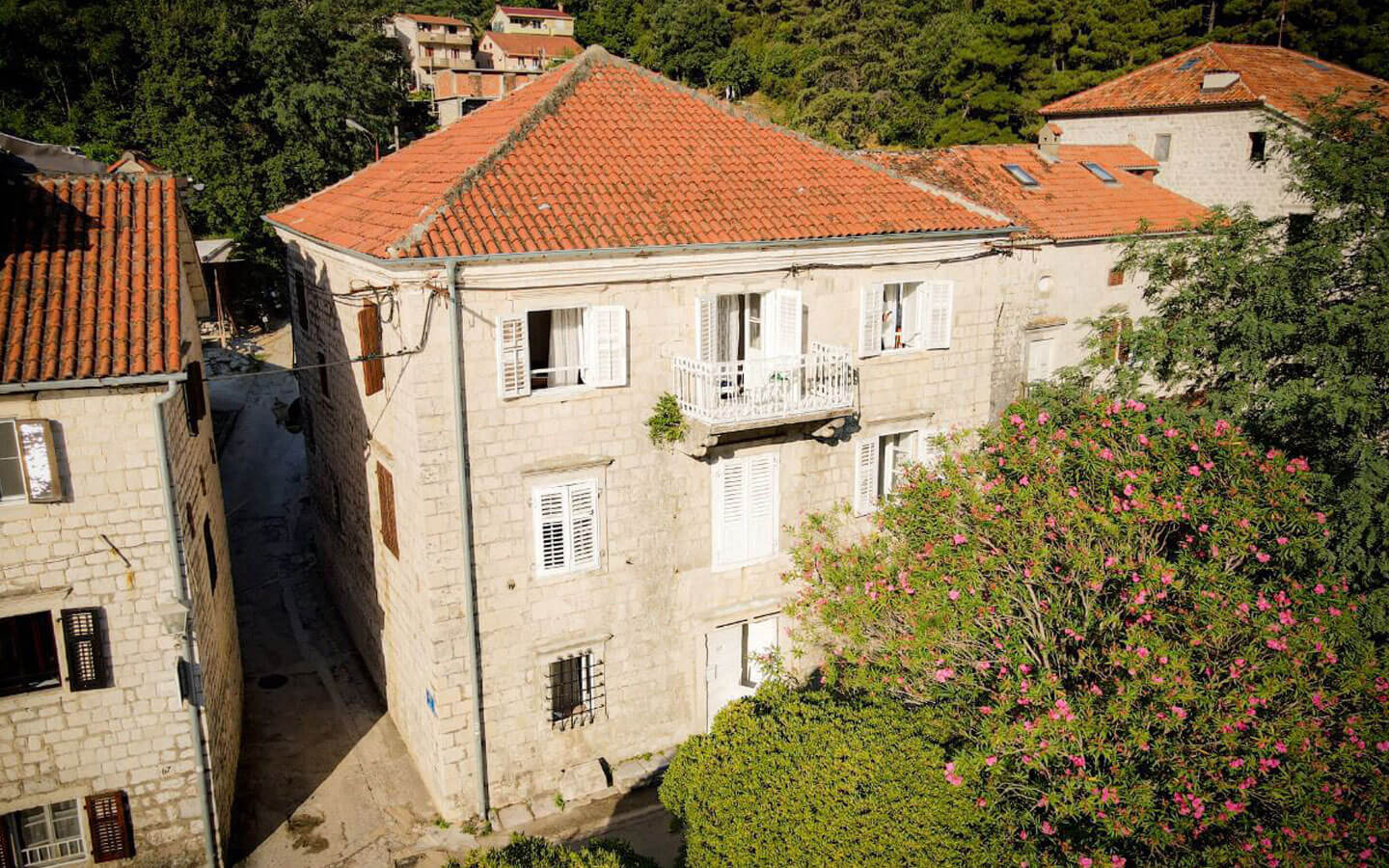 First-line stone villa for sale image