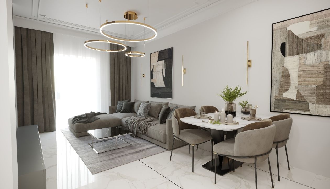 Three-bedroom apartments in the Zaha Place residential building image