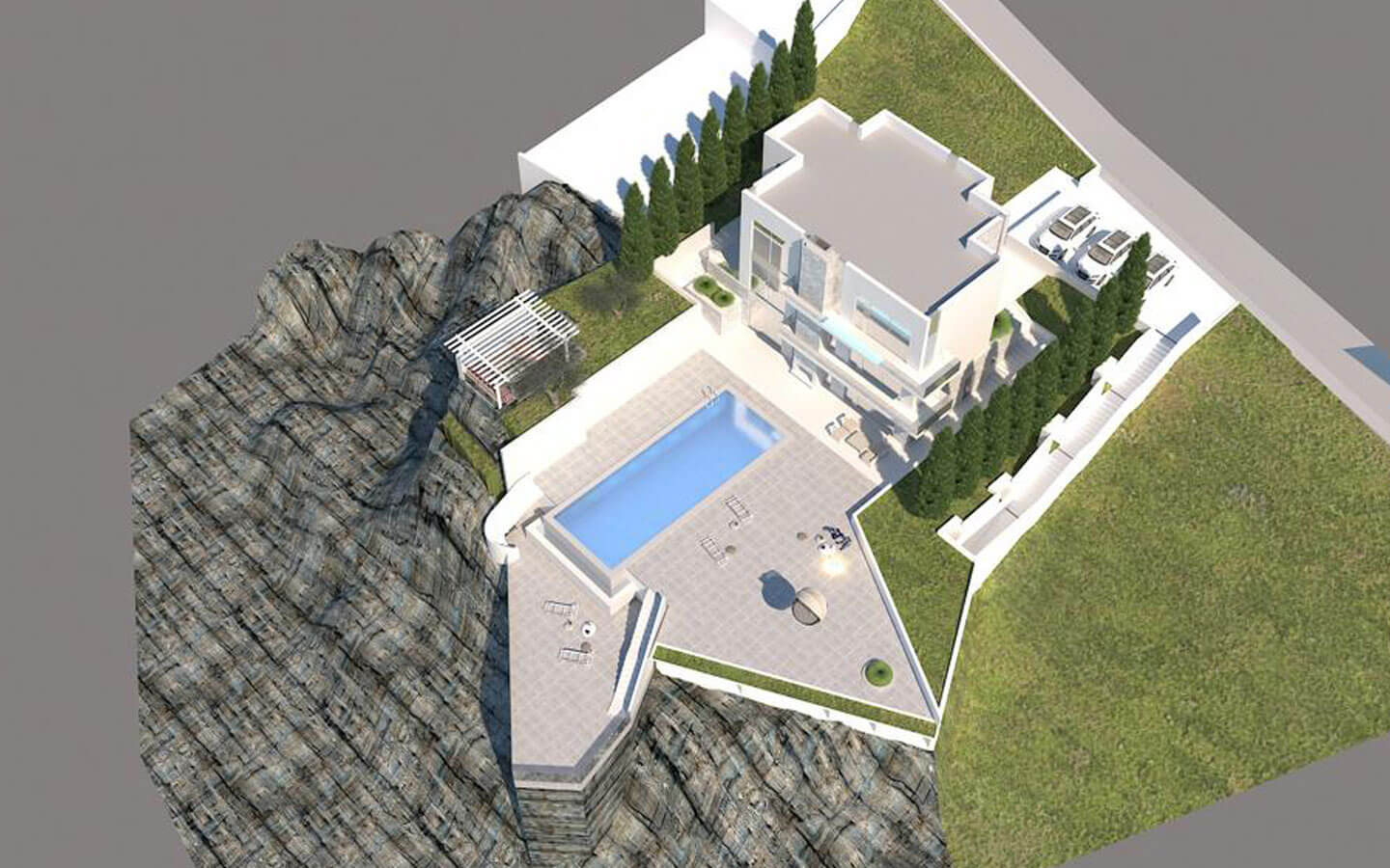 Modern 4-Bedroom Villa with Panoramic Open Sea View image