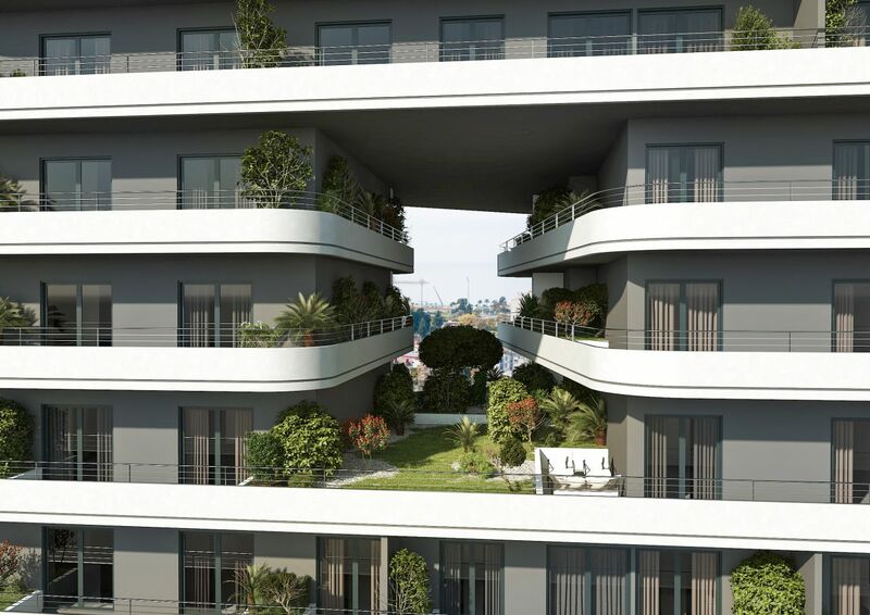 Four-bedroom duplex apartments in the Zaha Place residential building