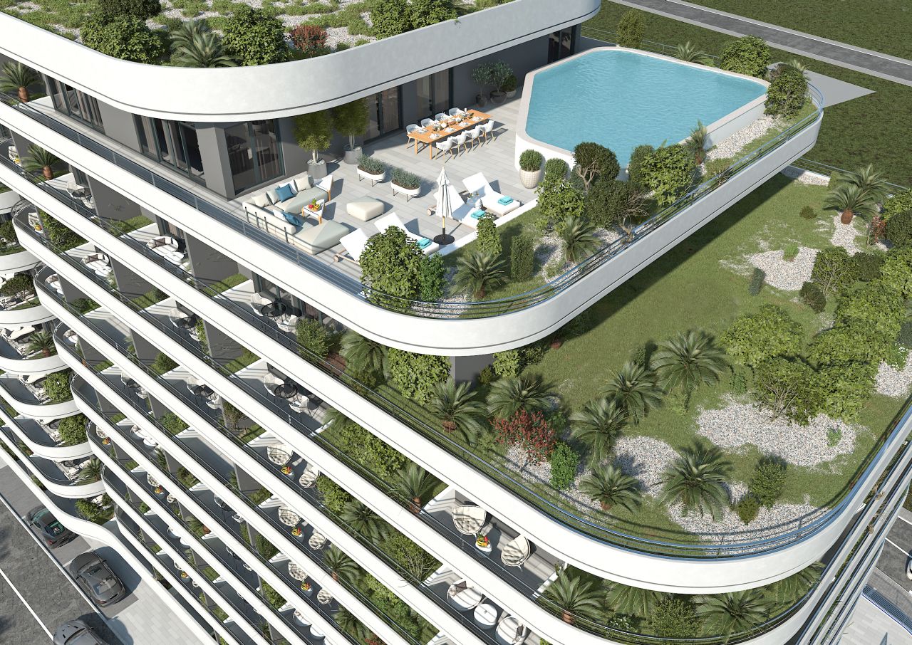 Four-bedroom duplex apartments in the Zaha Place residential building image