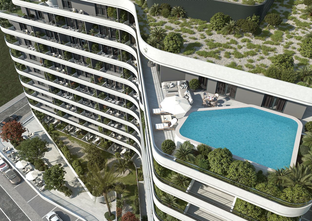 Four-bedroom duplex apartments in the Zaha Place residential building image