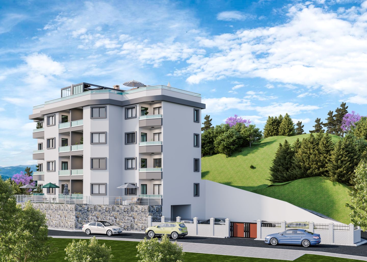 Two-bedroom apartment in the Aren Village residence buildings, Budva image