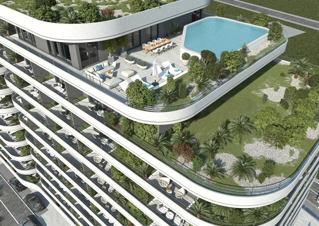 Four-bedroom penthouse apartments in the Zaha Place residential building image