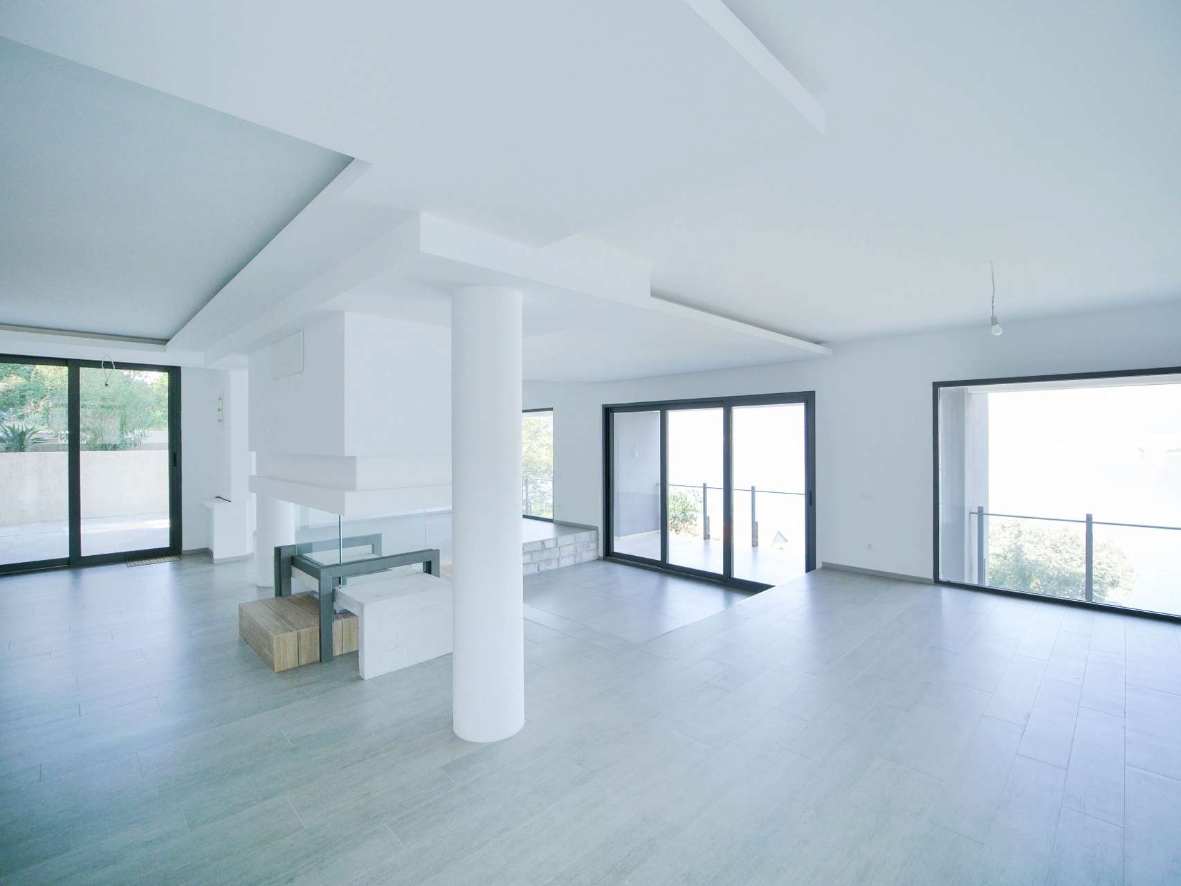 Modern villa with a spectacular view image