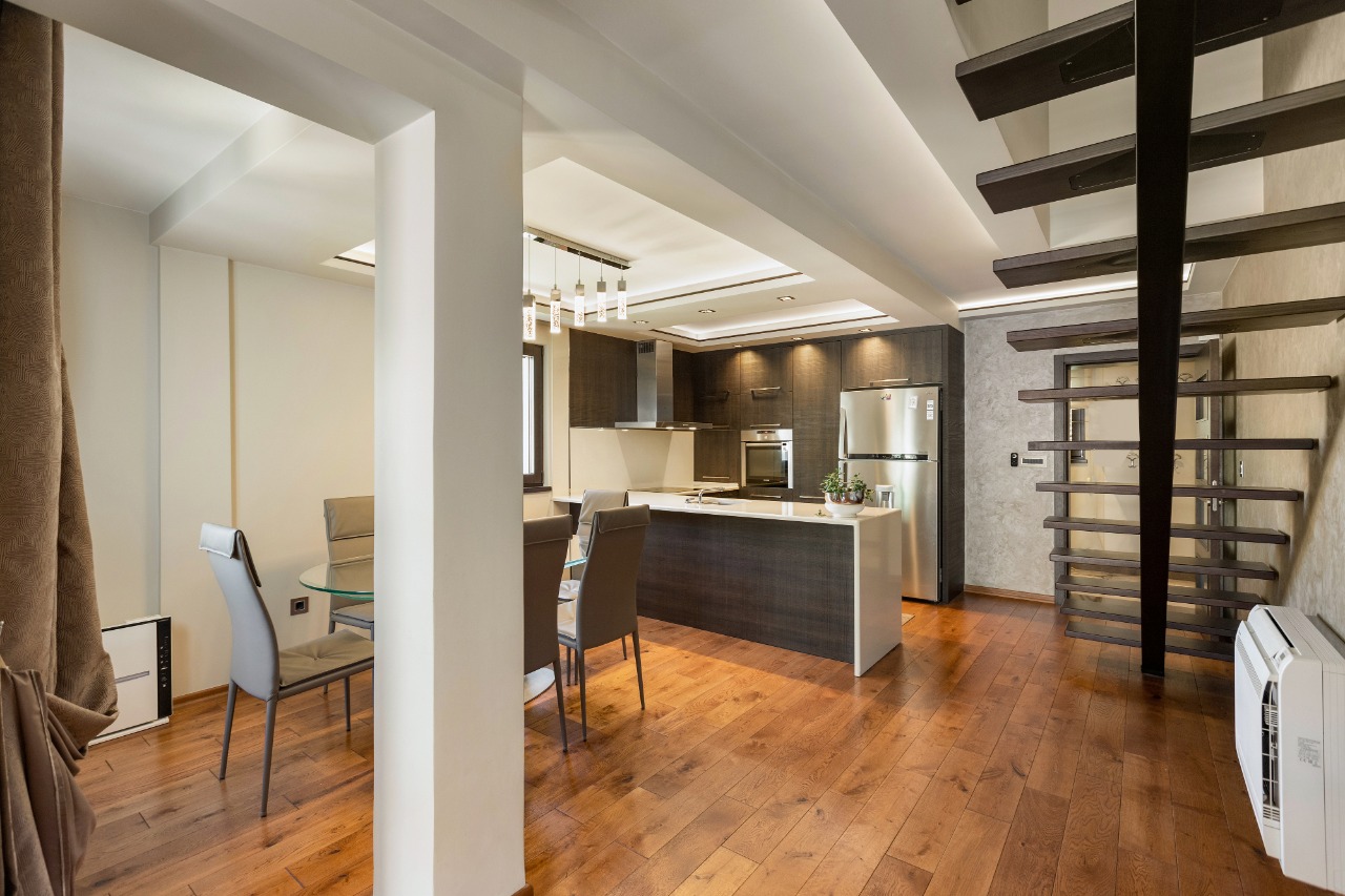 Modern apartment with sea view in Dobrota image