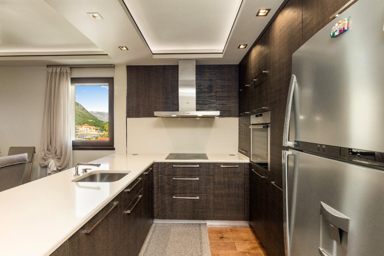 Modern apartment with sea view in Dobrota image