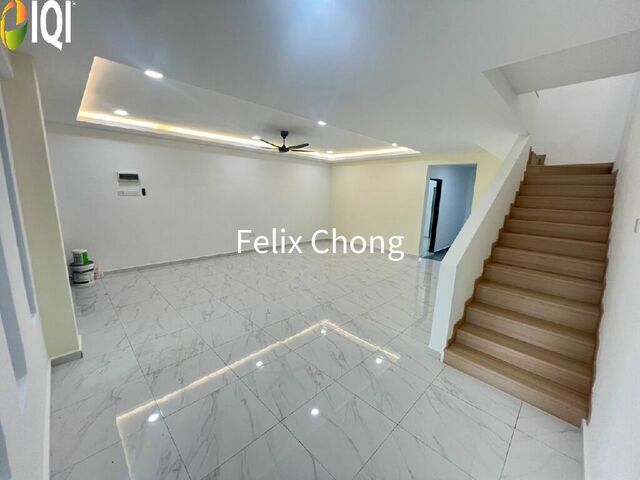 taman sri skudai 2 sty terrace,jalan emas,skudai,renovated,extend photo