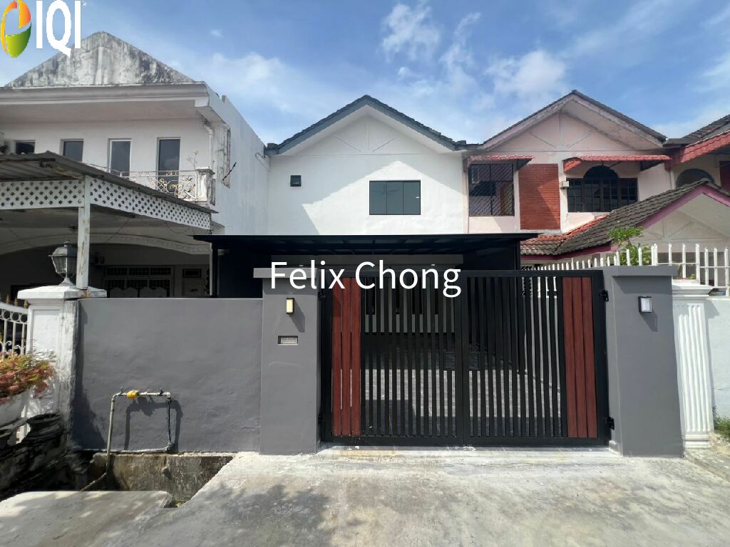 taman sri skudai 2 sty terrace,jalan emas,skudai,renovated,extend image