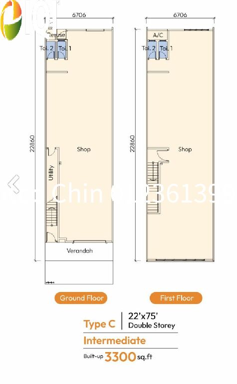 22x75 New Sendayan Gadong Labu Seremban Bidara Irama Main Road 2sty Shop lot for Rent image