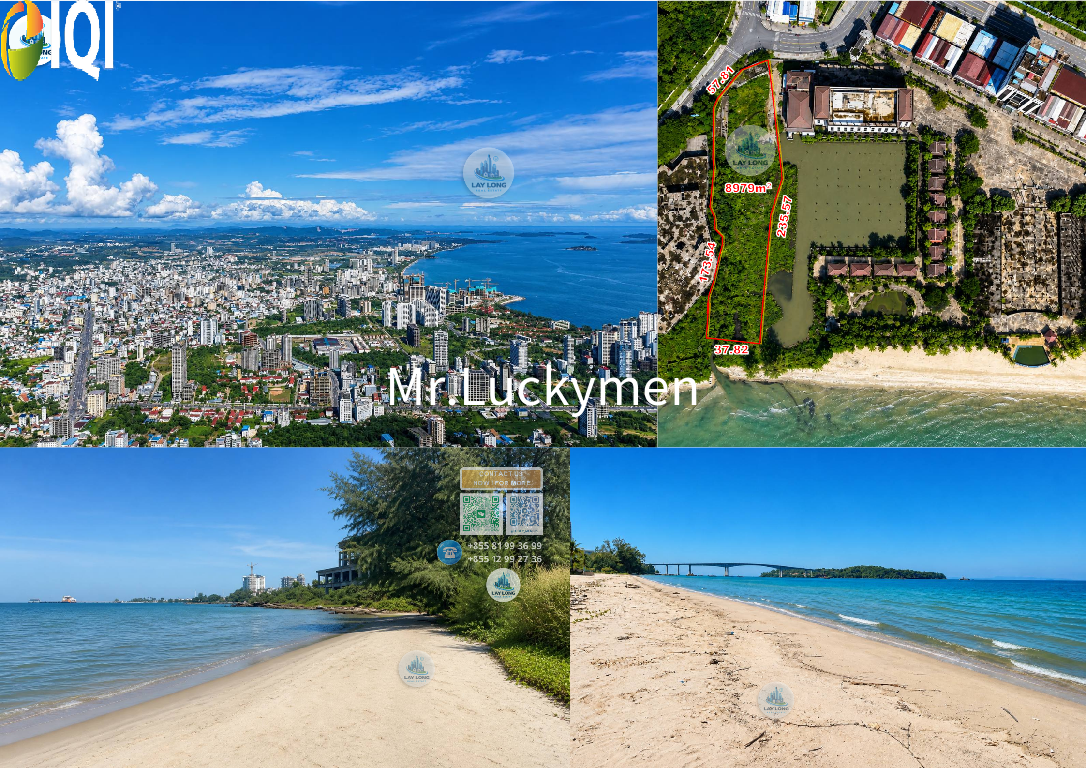 🌊 PRIME BEACHFRONT LAND — SIHANOUKVILLE 🔥| 🏖 Urgent Selling 🔥  image