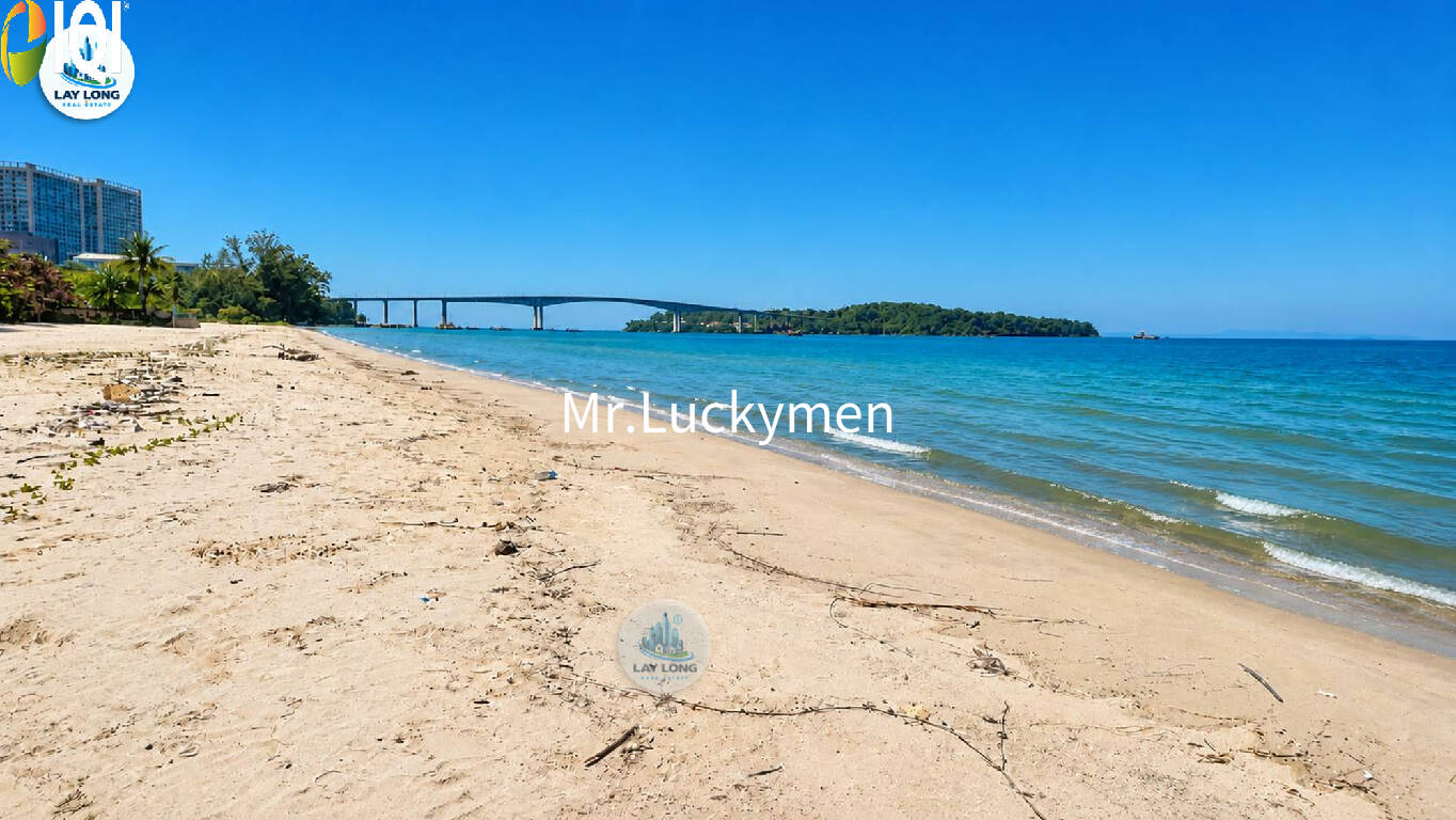 🌊 PRIME BEACHFRONT LAND — SIHANOUKVILLE 🔥| 🏖 Urgent Selling 🔥  image