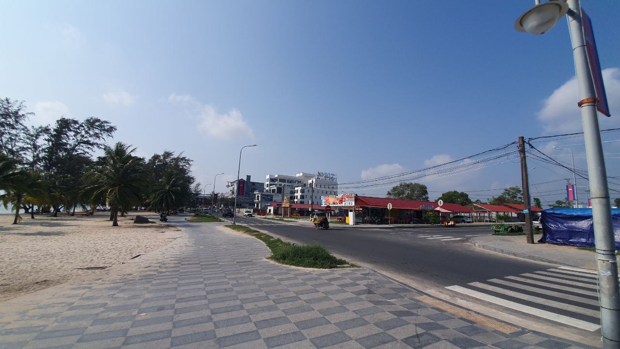 Land in from of Otres Beach image