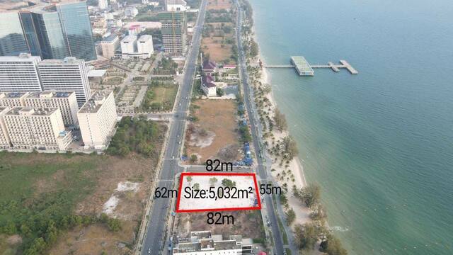 Land in from of Otres Beach image