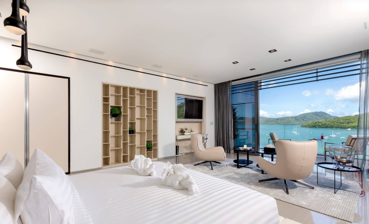 Ultra Luxury Cliffside Villa for Rent in Phuket with Panoramic Sea Views Over Ao Yon Bay image