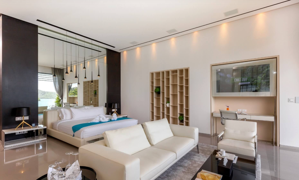 Ultra Luxury Cliffside Villa for Rent in Phuket with Panoramic Sea Views Over Ao Yon Bay image