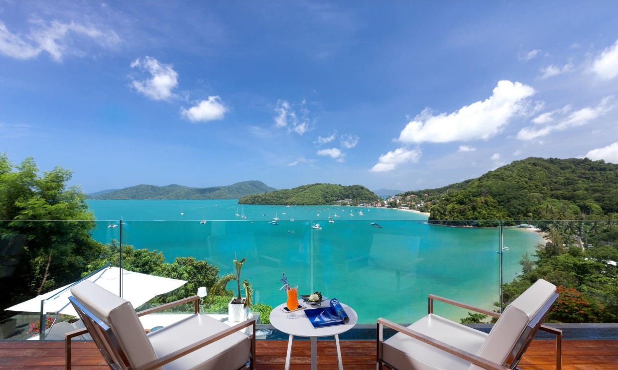 Ultra Luxury Cliffside Villa for Rent in Phuket with Panoramic Sea Views Over Ao Yon Bay image