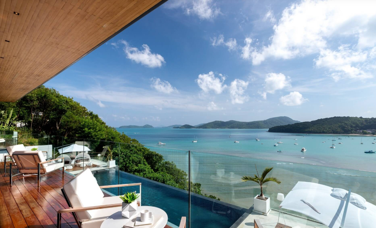 Ultra Luxury Cliffside Villa for Rent in Phuket with Panoramic Sea Views Over Ao Yon Bay image