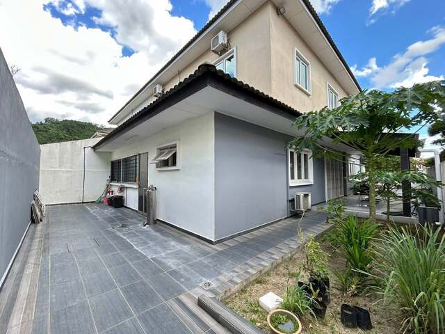 KK Road Jalan Lang Indah Double Storey Semi D For Sales image