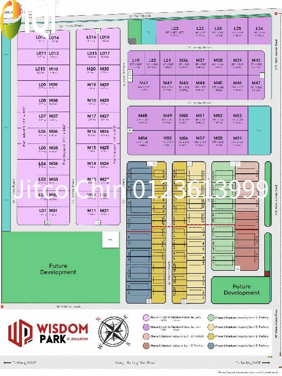 1ac Jenjarom Freehold full infra green Industrial land WCE port klang Sales image