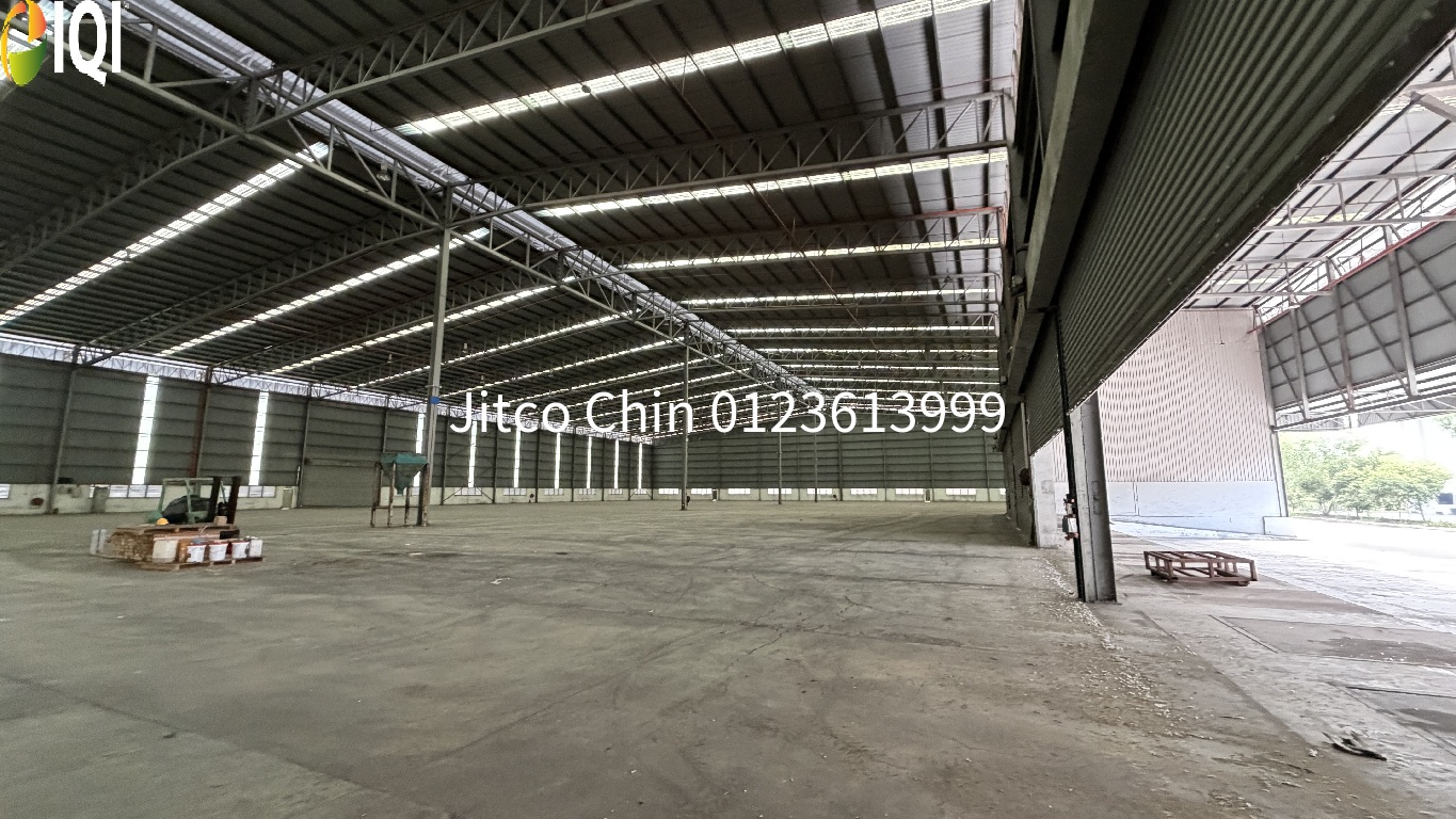 170ksf b.up westport port klang detached warehouse heavy zone gas pipe image