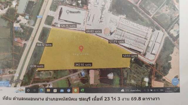 Premium Commercial Land for Sale – 23-3-69.8 Rai, Phanat Nikhom, Chonburi image