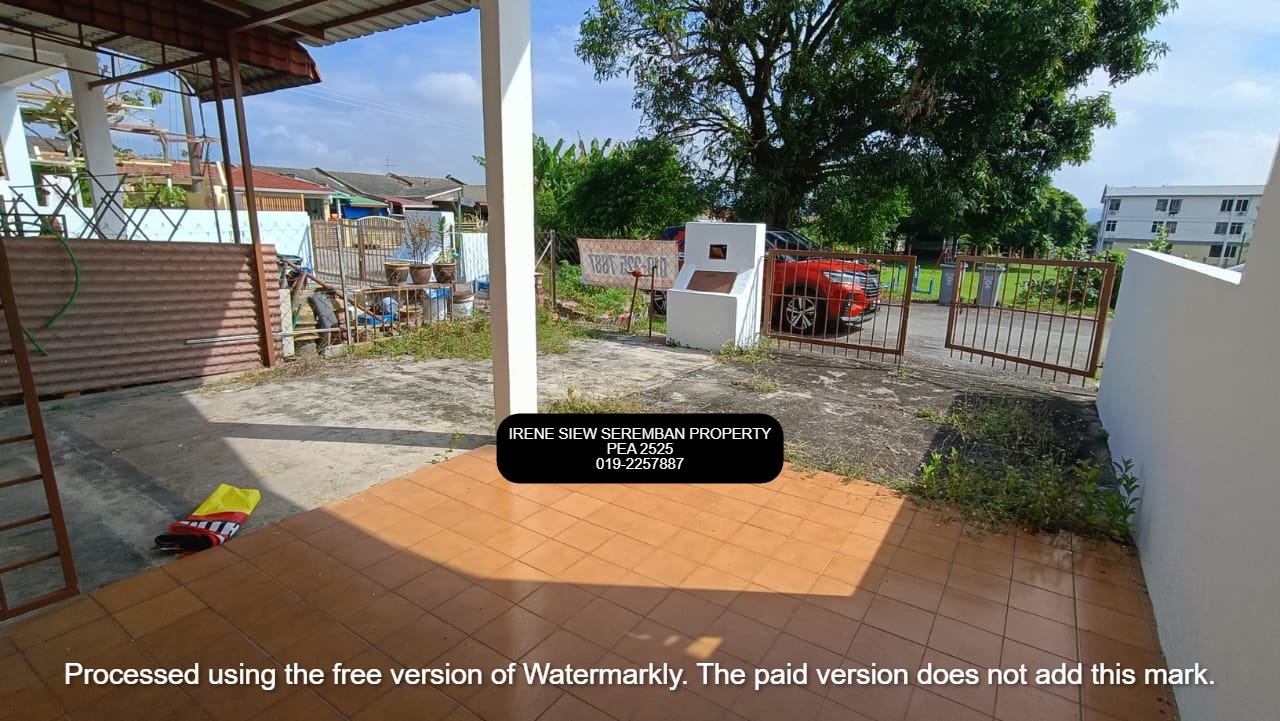 Taman Bunga Blossom  Rahang Seremban 1  Storey Terrace for sale  image