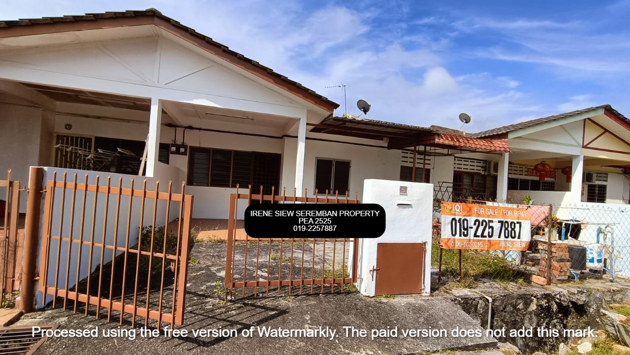 Taman Bunga Blossom  Rahang Seremban 1  Storey Terrace for sale  image