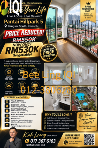 Pantai Hillpark 5, Corner Pent House Newly Renovated For Sale photo