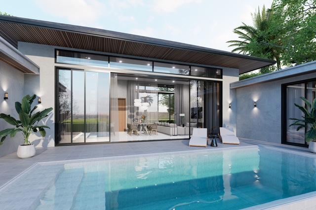 FULLY FURNISHED LUXURY POOL VILLA + FREE 10kW Solar System Included image