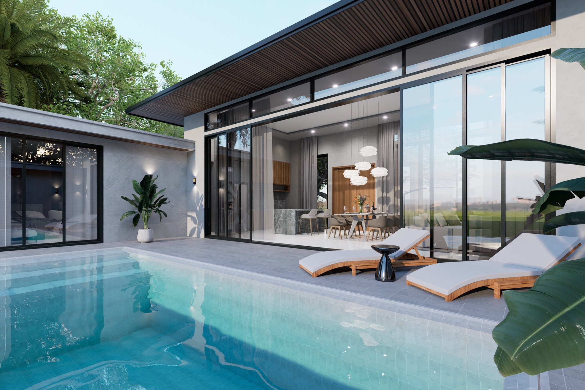 FULLY FURNISHED LUXURY POOL VILLA + FREE 10kW Solar System Included image