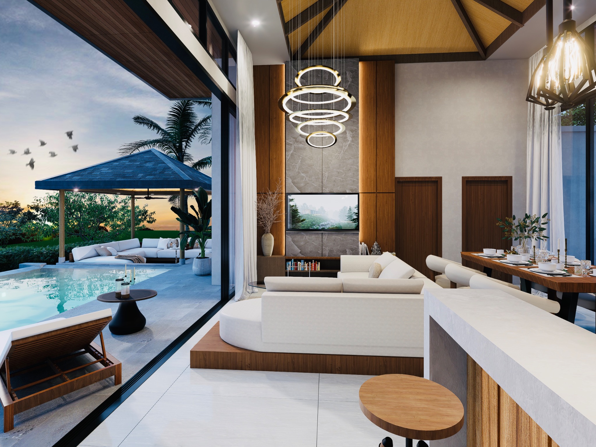 FULLY FURNISHED LUXURY POOL VILLA + FREE 10kW Solar System Included image