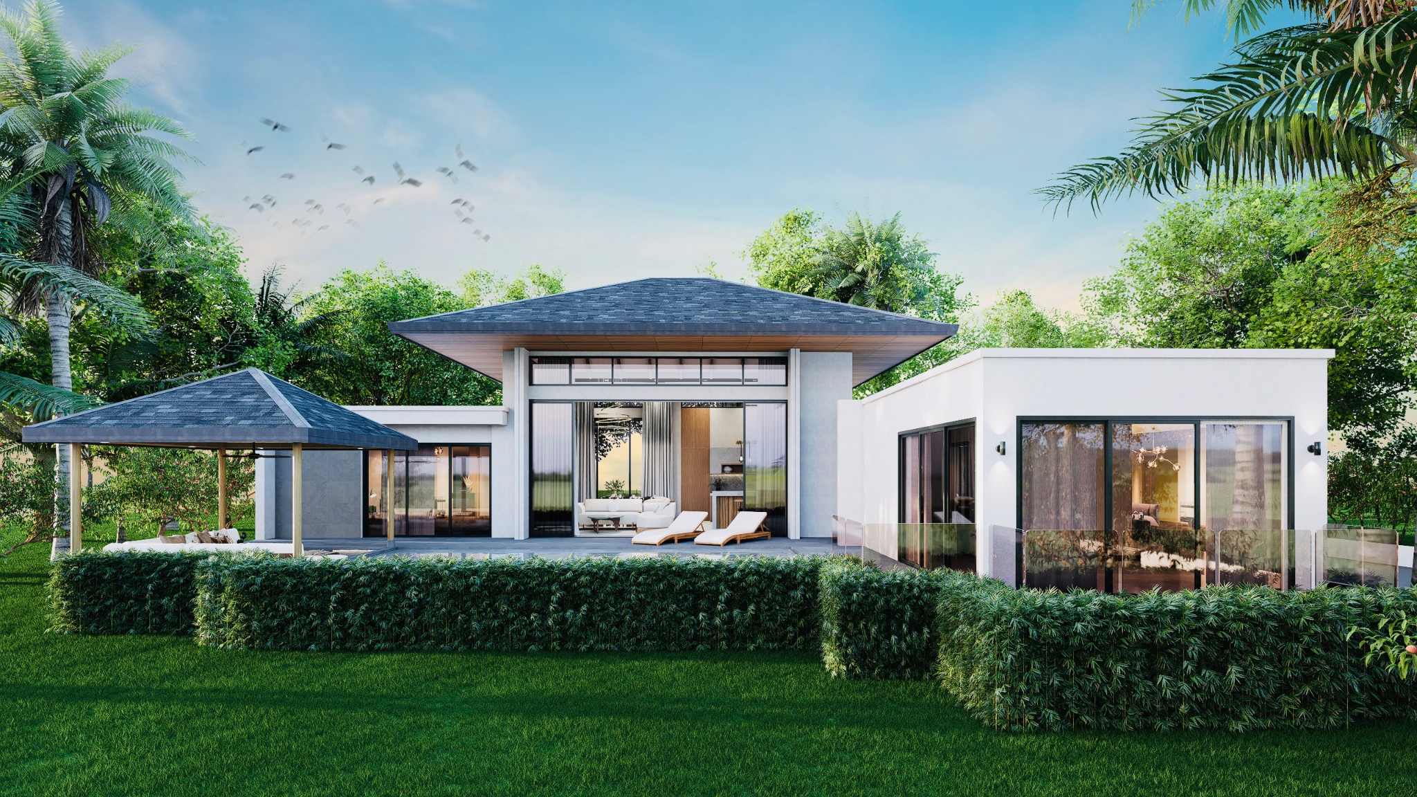 FULLY FURNISHED LUXURY POOL VILLA + FREE 10kW Solar System Included image