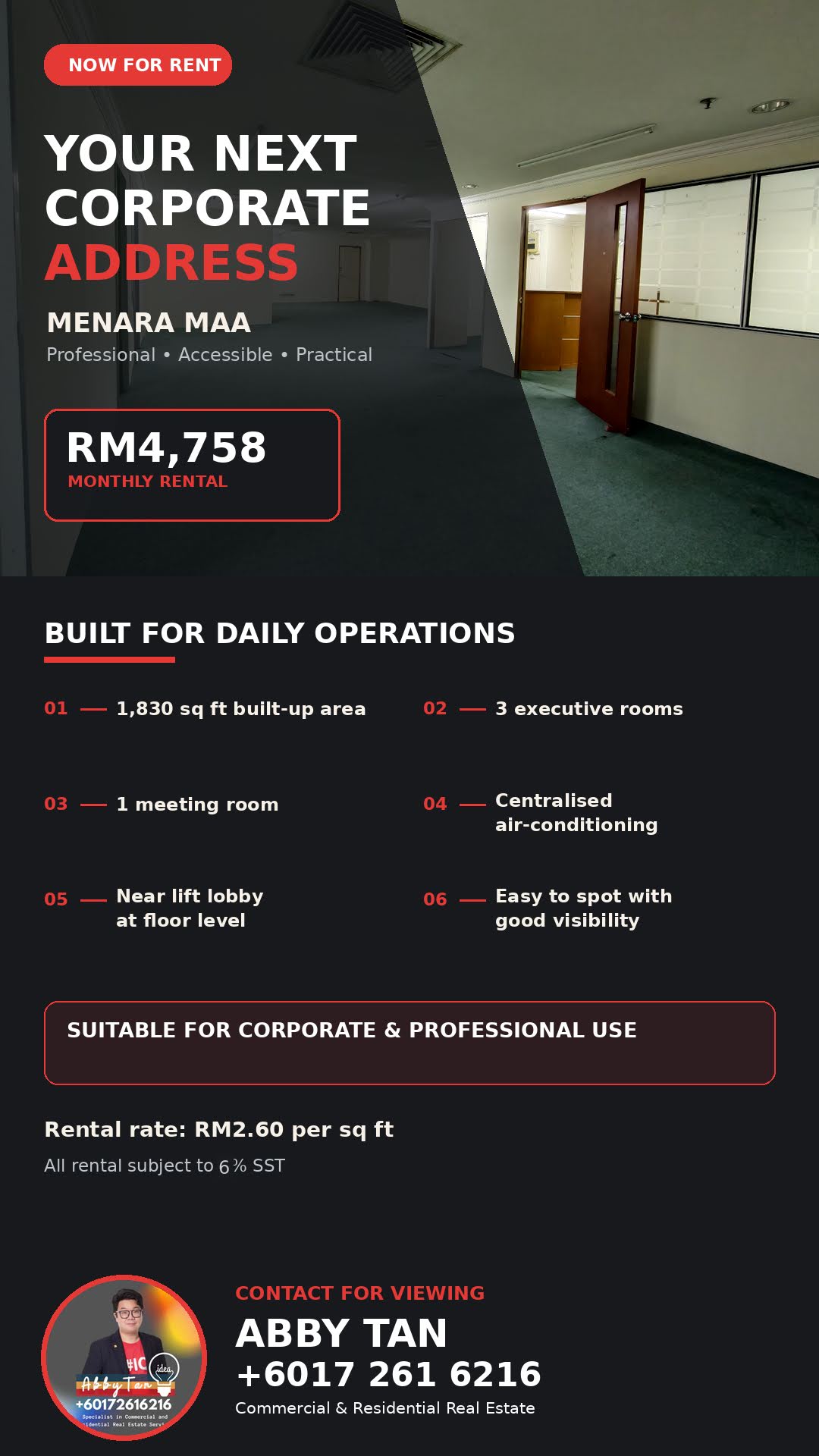 Menara MAA | Corporate Office | Centralised Air-Conditioning image