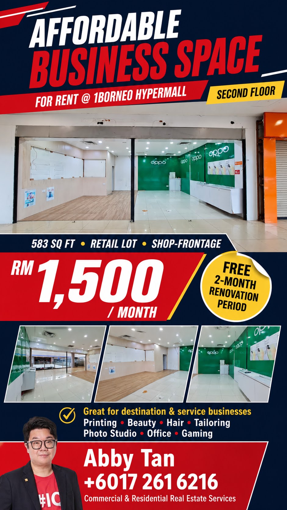 🔥 AFFORDABLE BUSINESS SPACE FOR RENT @ 1BORNEO HYPERMALL 🔥 image